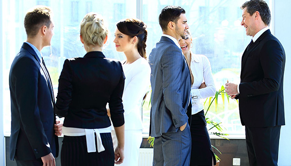 Businesspeople Having Meeting In Modern Office